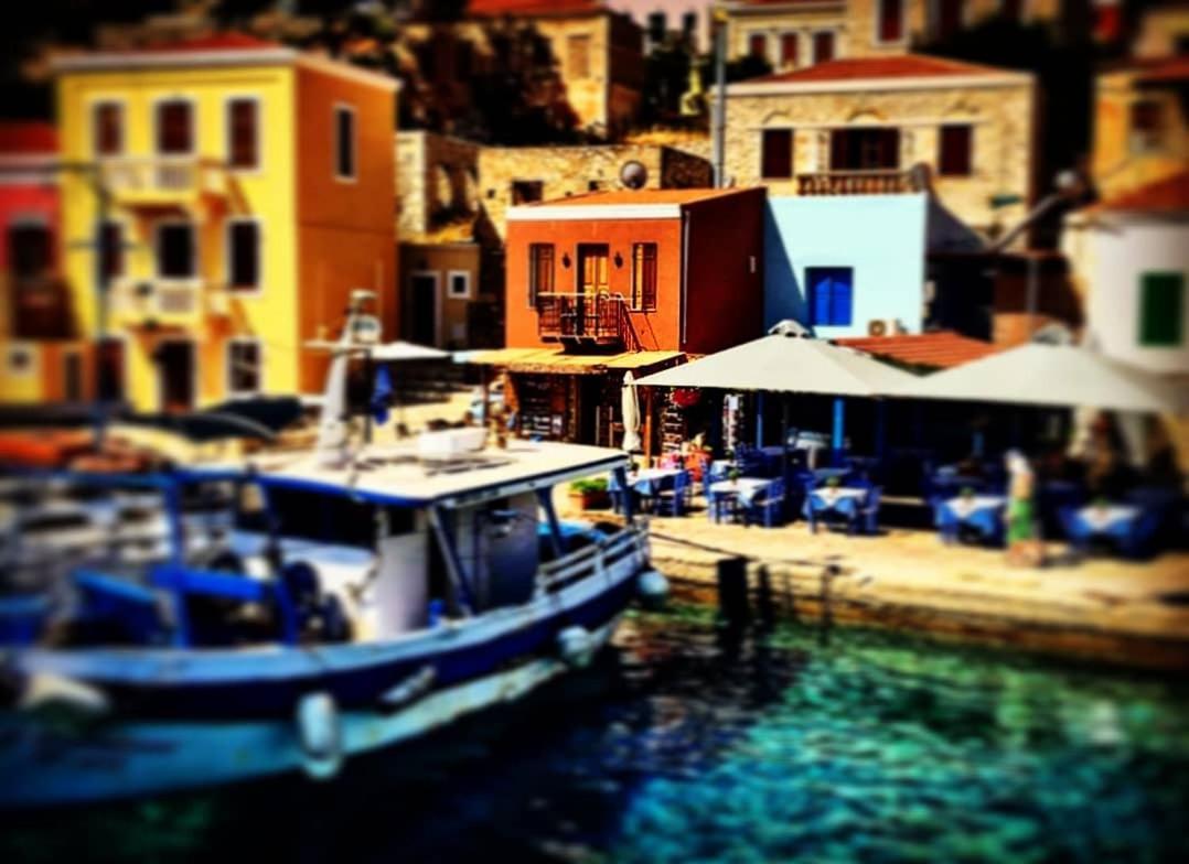 House Galini Chalki Town Exterior foto
