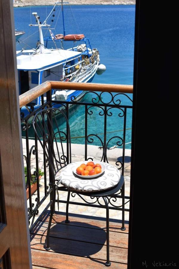 House Galini Chalki Town Exterior foto