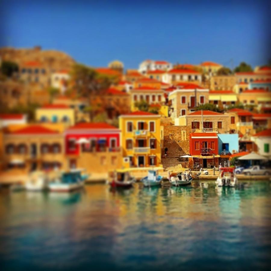 House Galini Chalki Town Exterior foto