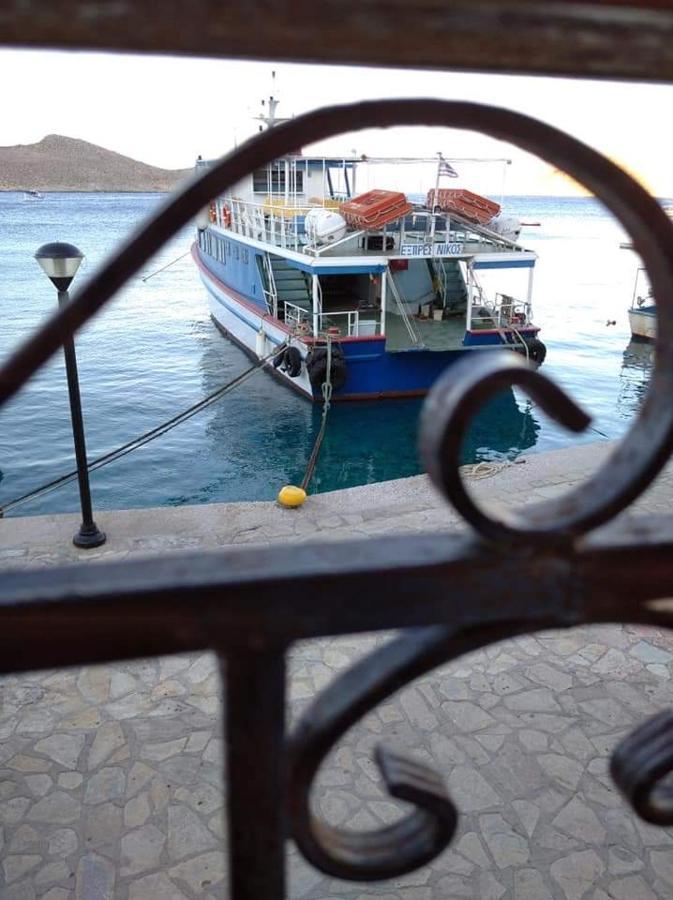 House Galini Chalki Town Exterior foto