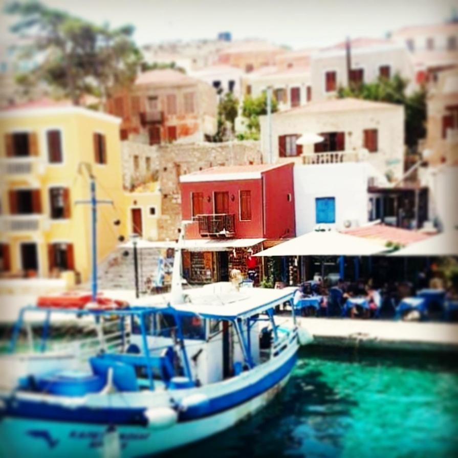 House Galini Chalki Town Exterior foto